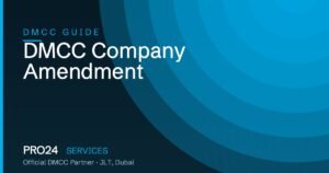 DMCC company amendment add activity share transfer guide