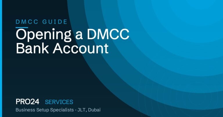 How to open a DMCC corporate bank account in Dubai