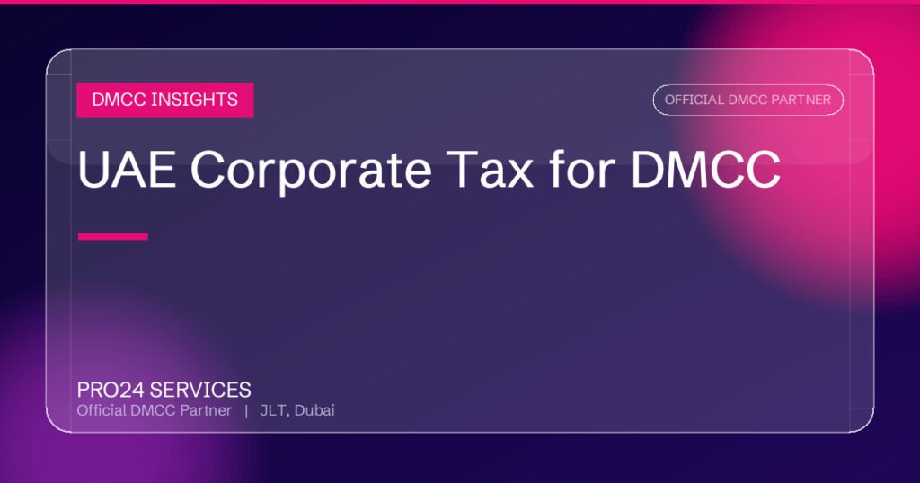 UAE Corporate Tax for DMCC