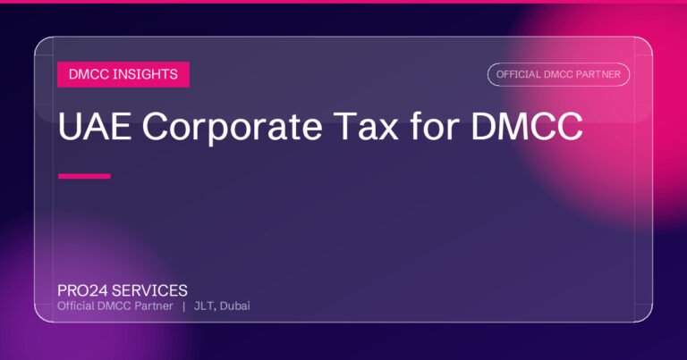 UAE Corporate Tax for DMCC